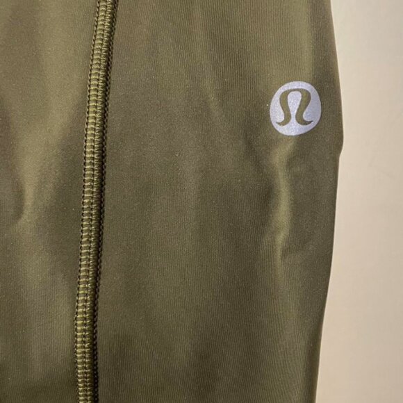 Green Lululemon Fast and Free Leggings size 4 - Picture 3 of 6